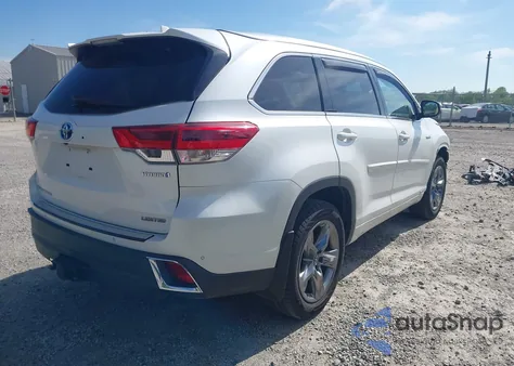 2019 Toyota Highlander Hybrid Limited Platinum из США, поврежденный, VIN 5TDDGRFH9KS053293